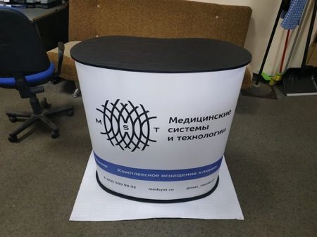 Промо-ресепшен со столешницей